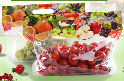 Breathing Fresh Fruit Bag with Handle Hole W27 - QINGDAO BEAUFY GROUP