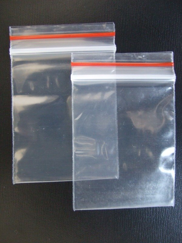 zip lock plastic bag