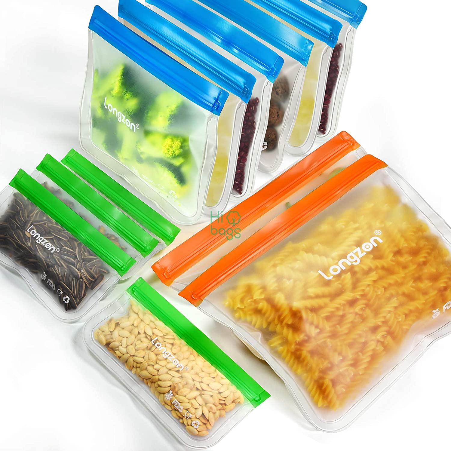 China Wholesale Custom FACTORY high quality L M S sizes Food Grade plastic  reusable custom freezer slider zipper ziplock bag manufacturers and  suppliers